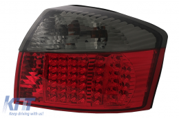 Fotistiká Píso Fóta LED katállhla gia Audi A4 B6 8E Sedan (10.2000-10.2004) Kókkinos Kapnós-image-6089329