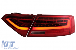 Fotistiká Píso Fóta LED katállhla gia Audi A5 8T Ananéosh (2012-2016) Dunamikó Sequential Turning Light-image-6085674