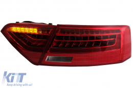 Fotistiká Píso Fóta LED katállhla gia Audi A5 8T Ananéosh (2012-2016) Dunamikó Sequential Turning Light-image-6085677