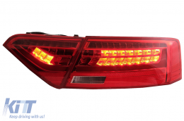 Fotistiká Píso Fóta LED katállhla gia Audi A5 8T Ananéosh (2012-2016) Dunamikó Sequential Turning Light-image-6085683