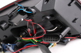 Fotistiká Píso Fóta LED katállhla gia Audi A6 C6 4F Limouzína (04.2004-2008) Kókkinos Kapnós 7PIN-image-6089404