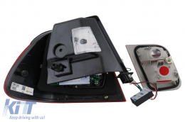 Fotistiká Píso Fóta LED katállhla gia BMW Seirá 3 E46 Limouzína 4D (09.2001-03.2005) Kókkinos Kapnós-image-6101320