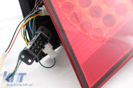 Fotistiká Píso Fóta LED katállhla gia BMW Seirá 3 E46 Limouzína 4D (09.2001-03.2005) Kókkinos Kapnós-image-6101321