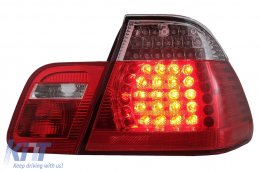 Fotistiká Píso Fóta LED katállhla gia BMW Seirá 3 E46 Limouzína 4D (09.2001-03.2005) Red Diáfano-image-6078579
