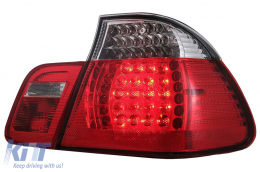 Fotistiká Píso Fóta LED katállhla gia BMW Seirá 3 E46 Limouzína 4D (09.2001-03.2005) Red Diáfano-image-6078580