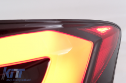 Fotistiká Píso Fóta LED katállhla gia BMW Seirá 5 F10 (2011-2017) me Anabáthmish Dunamikó Sequential Turning Light se Schediasmós LCI G30-image-6101821