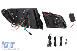 Fotistiká Píso Fóta LED katállhla gia BMW Seirá 5 F10 (2011-2017) me Anabáthmish Dunamikó Sequential Turning Light se Schediasmós LCI G30-image-6101825