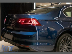 Fotistiká Píso Fóta LED katállhla gia VW Passat B8 3G (2015-2019) Limouzína Sequential Dunamikó Fotismós strofís B8.5 Schediasmós-image-6089635