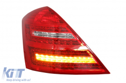 Fotistiká Píso Fóta LED katállhla gia Mercedes W221 S-Class (2005-2012) Ananéosh Schediasmós-image-45295