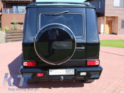 Fotistiká Píso Fóta LED katállhla gia Mercedes G-Class W463 (1989-2015) Red Diáfano-image-56251