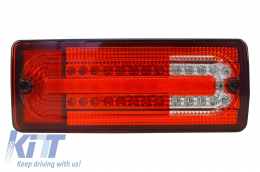 Fotistiká Píso Fóta LED katállhla gia Mercedes G-Class W463 (1989-2015) Red Diáfano-image-6020992