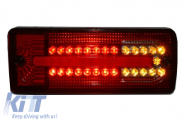 Fotistiká Píso Fóta LED katállhla gia Mercedes G-Class W463 (1989-2015) Red Diáfano-image-6020998