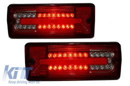 Fotistiká Píso Fóta LED katállhla gia Mercedes G-Class W463 (1989-2015) Red Diáfano-image-6020999