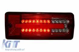 Fotistiká Píso Fóta LED katállhla gia Mercedes G-Class W463 (1989-2015) Red Diáfano-image-6021001