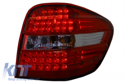 Fotistiká Píso Fóta LED katállhla gia Mercedes M-Class W164 (2005-2008) Red Diáfano-image-6026062