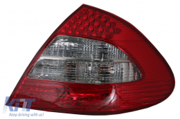 Fotistiká Píso Fóta LED katállhla gia Mercedes E-Class W211 Limouzína (2002-04.2006) Red/ Kapnós-image-6068511