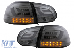 Fotistiká Píso Fóta LED katállhlo gia VW Golf 6 VI (2008-2013) Tube Light Bar Kapnós-image-6104854
