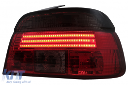 Fotistiká Píso Fóta LED mpára katállhlo gia BMW Seirá 5 E39 Sedan (09.1995-08.2000) Kókkinos Kapnós-image-6079328
