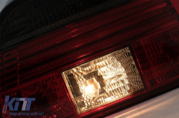 Fotistiká Píso Fóta LED mpára katállhlo gia BMW Seirá 5 E39 Sedan (09.1995-08.2000) Kókkinos Kapnós-image-6079342