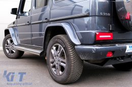 Fotistiká Píso Fóta mpar LED píso fóta katállhlo gia Mercedes G-Class W463 (2008-2017) Ananéosh 2018 Schediasmós Dunamikó Sequential Fotismós strofís Kapnós Red-image-6073123