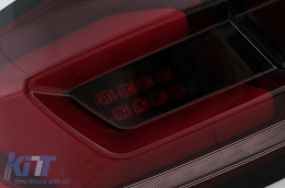 Fotistiká Píso Fóta mpára Plírhs LED katállhla gia BMW Seirá 5 F10 (2011-2017) Kókkinos Kapnós Dunamikó Sequential Turning Signal-image-6096170