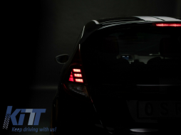 Fotistiká Píso Fóta OSRAM LEDriving Plírhs LED katállhlo gia Ford Fiesta MK7.5 Ananéosh (2013-2017) Dunamikó Sequential Fotismós strofís Mavro Edition-image-6053820