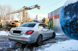 Fotistiká Píso Fóta Plírhs LED katállhla gia Mercedes C-Class W205 Limouzína (2014-2018) Ananéosh Schediasmós-image-6077416