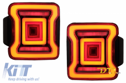 Fotistiká Píso Fóta Plírhs LED katállhla gia Jeep Wrangler IV JL/JLU (2018-up) RED me Dunamikó StartUp kai Sequential Fotismós strofís-image-6059515