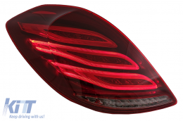 Fotistiká Píso Fóta Plírhs LED katállhla gia Mercedes S-Class W222 (2013-2017) Schediasmós Ananéosh-image-6074811
