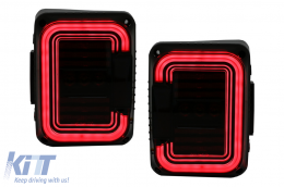 Fotistiká Píso Fóta Plírhs LED katállhla gia Jeep Wrangler JK (2007-2017) Kapnós-image-6080633