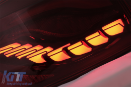 Fotistiká Píso Fóta Plírhs LED katállhla gia VW Golf 6 VI (2008-2013) Kókkinos Kapnós me diadochiká Dunamikó Fotismós strofís (LHD kai RHD)-image-6082685