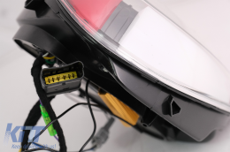 Fotistiká Píso Fóta Plírhs LED katállhla gia Smart ForTwo C453 A453 ForFour W453 (2014-2019) Dunamikí othónh ekkínhshs Red Diáfano-image-6089532