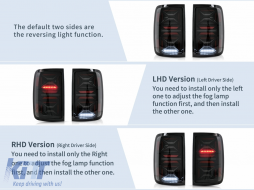 Fotistiká Píso Fóta Plírhs LED katállhla gia VW Amarok (2010-2020) Dunamikó Sequential Turning Light Kapnós-image-6089562