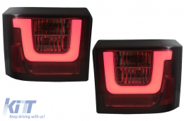 image-47-Fotistiká Píso Fóta rábdou LED katállhla gia VW T4 Transporter Caravelle Multivan (1990-2003) Kókkinos Kapnós