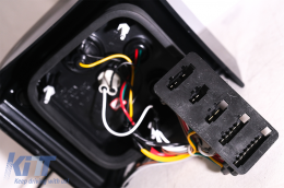 Fotistiká Píso Fóta rábdou LED katállhla gia VW T4 Transporter Caravelle Multivan (1990-2003) Kókkinos Kapnós-image-6086738