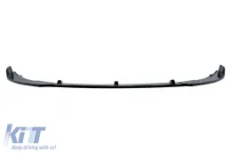 image-77-Frente Add-On Alerón Extensión de labios para Skoda Octavia III 5E 13-16 Negro brillante
