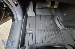 Frogum 3D ProLine méretpontos gumiszőnyeg szett, Honda CR-V 2006-2011, 3 részes, fekete-image-6222431