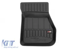 Frogum 3D ProLine méretpontos gumiszőnyeg szett, Mini Countryman F60 2017-tő, 4 részes, fekete, 24 hónap garanciával-image-6223288