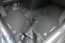 Frogum Horizon textil szőnyeg garnitúra, 4 részes, fekete, Volkswagen Golf Sportsvan 2014-2020, Passat B8 2012-2020, Skoda Octavia 2019--image-6255458