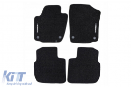 image-14-Frogum Horizon textil szőnyeg garnitúra, Skoda Rapid, Rapid Spaceback, Seat Toledo 2012-2019, 4 részes, fekete