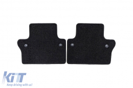 Frogum Horizon textil szőnyeg garnitúra, Volvo V70, Volvo XC70 2007-2016, 4 darabos, fekete-image-6255721
