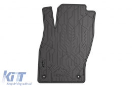 Frogum NOMAD specifikus első gumiszőnyeg szett, Opel Adam 2012-2019, Corsa D 2006-2014, 2 darabos, fekete-image-6256561