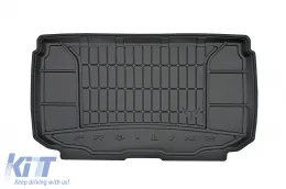 image-60-Frogum ProLine Gummimatte geeignet für Chevrolet Aveo Hatchback 2011-2020 mit dem Kofferraumboden in der oberen Position