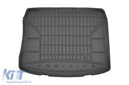 Frogum ProLine rubber trunk mat suitable for Audi A3 Sportback 2003-2013, Quattro version, without additional cargo compartment - ABTLPA6019898