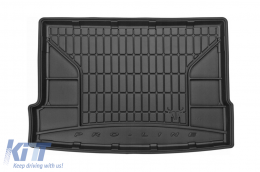 Frogum ProLine rubber trunk mat suitable for BMW X2 F39 after 2018 with the trunk floor in the upper position