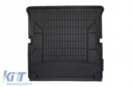 Frogum ProLine rubber trunk mat suitable for BMW X7 G07 after 2018 7 seats with folded 3rd row of seats - ABTLPB6020119