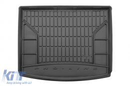 Frogum ProLine rubber trunk mat suitable for Jeep Compass after 2017 with the trunk floor in the upper position - ABTLPJ6020033