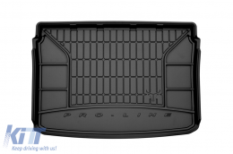 Frogum ProLine rubber trunk mat suitable for Seat Arona after 2017 with the trunk floor in the upper position - ABTLPS6019861