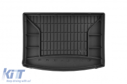 Frogum ProLine rubber trunk mat suitable for Seat Altea 2004-2015 with the trunk floor in the upper position - ABTLPS6020133