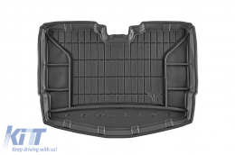 Frogum ProLine rubber trunk mat suitable for Nissan Note 2012-2020 5 seats with the trunk floor in the lower position - ABTLPN6019749